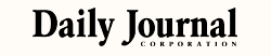 A black and white logo of the city journal corporation.